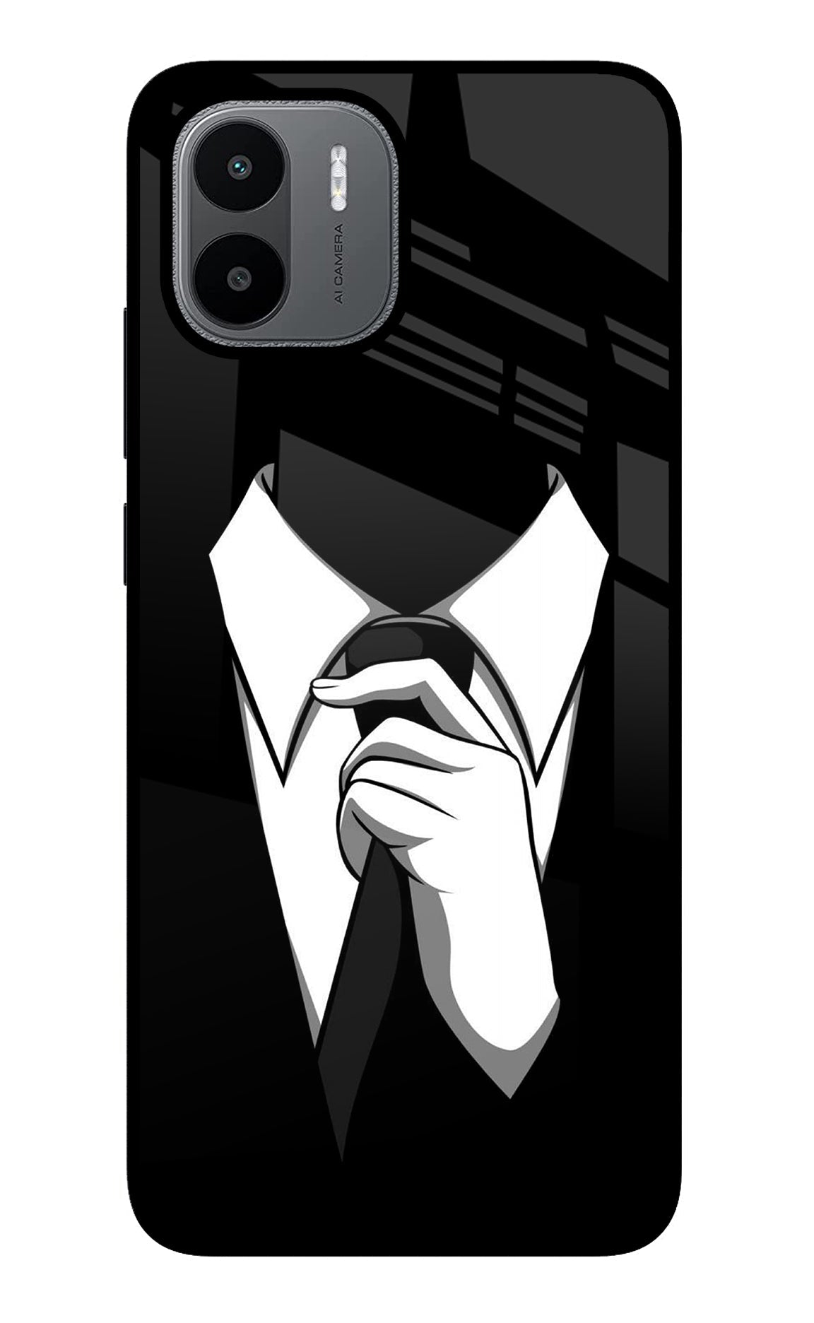 Black Tie Redmi A1/A2 Back Cover