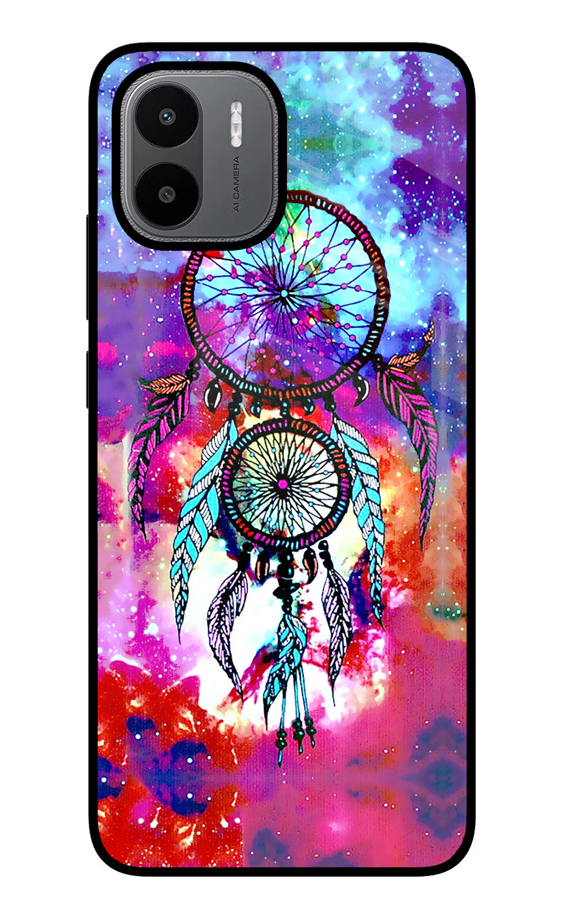 Dream Catcher Abstract Redmi A1/A2 Glass Case Back Cover by Casekaro