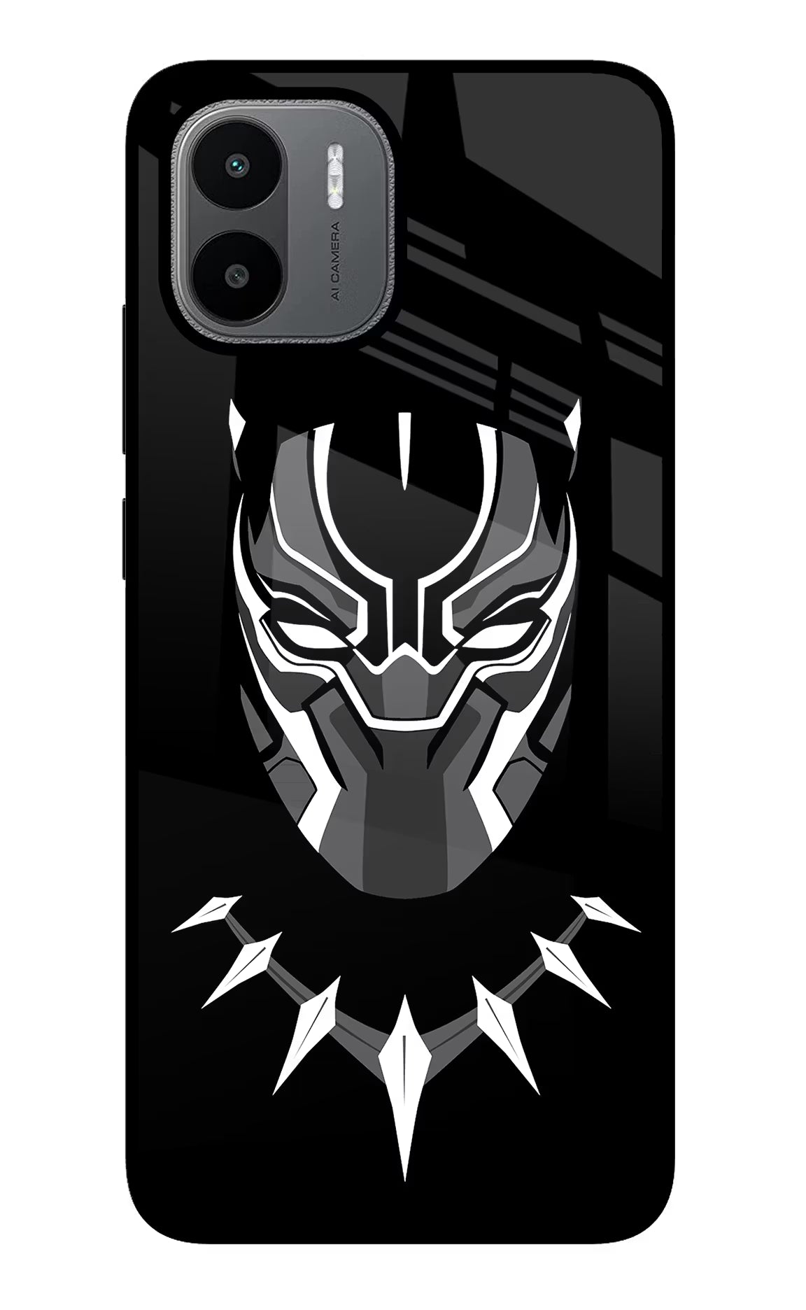 Black Panther Redmi A1/A2 Glass Case