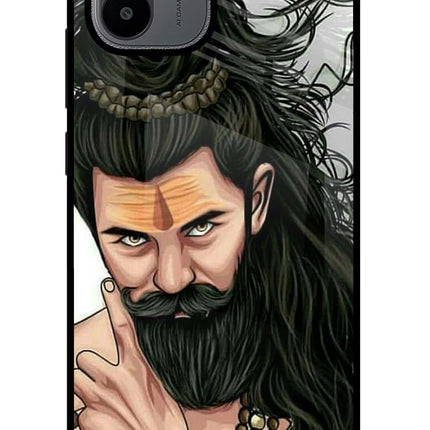 Mahadev Redmi A1/A2 Glass Case Back Cover by Casekaro