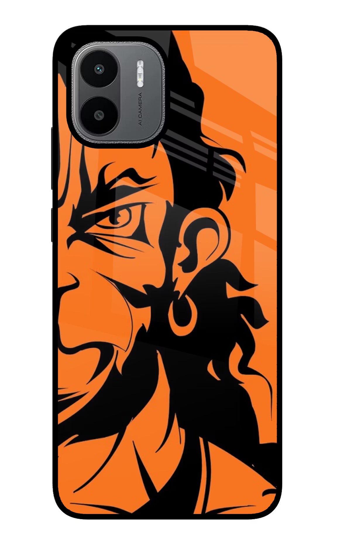 Hanuman Redmi A1/A2 Glass Case Back Cover by Casekaro