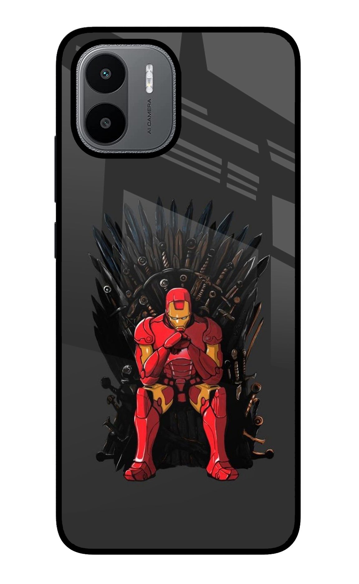 Ironman Throne Redmi A1/A2 Glass Case