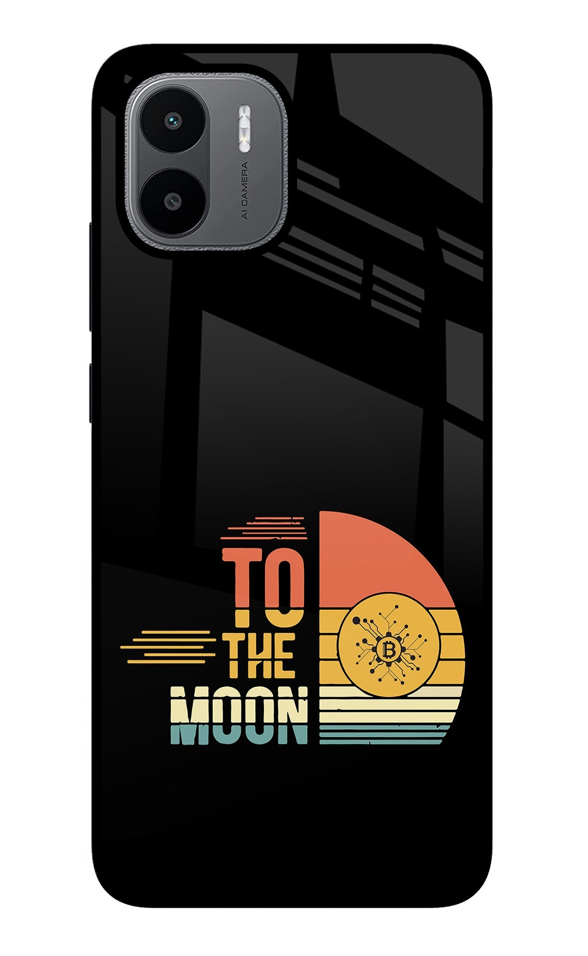 To the Moon Redmi A1/A2 Glass Case