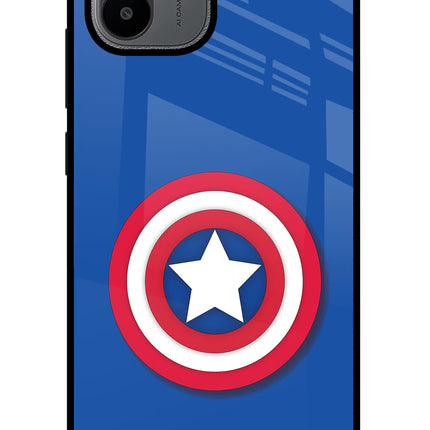 Shield Redmi A1/A2 Glass Case Back Cover by Casekaro
