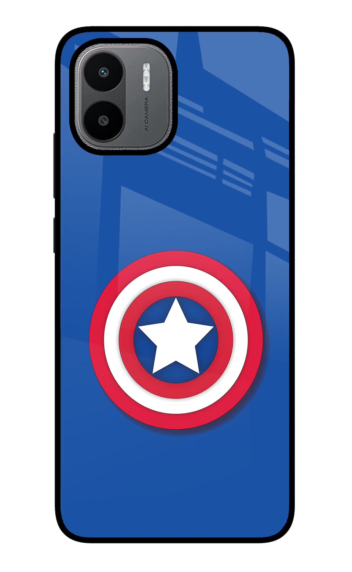 Shield Redmi A1/A2 Glass Case Back Cover by Casekaro