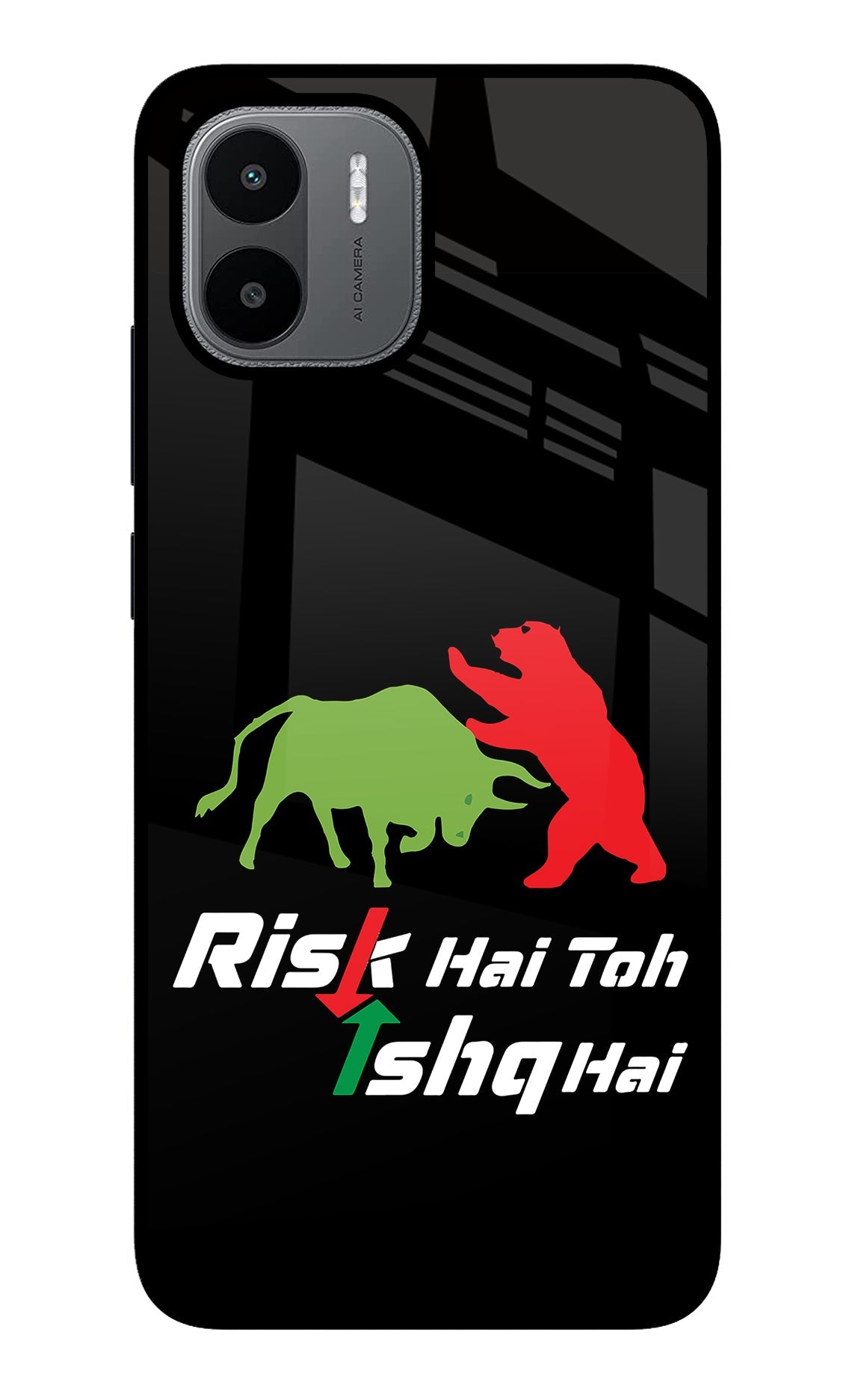 Risk Hai Toh Ishq Hai Redmi A1/A2 Glass Case