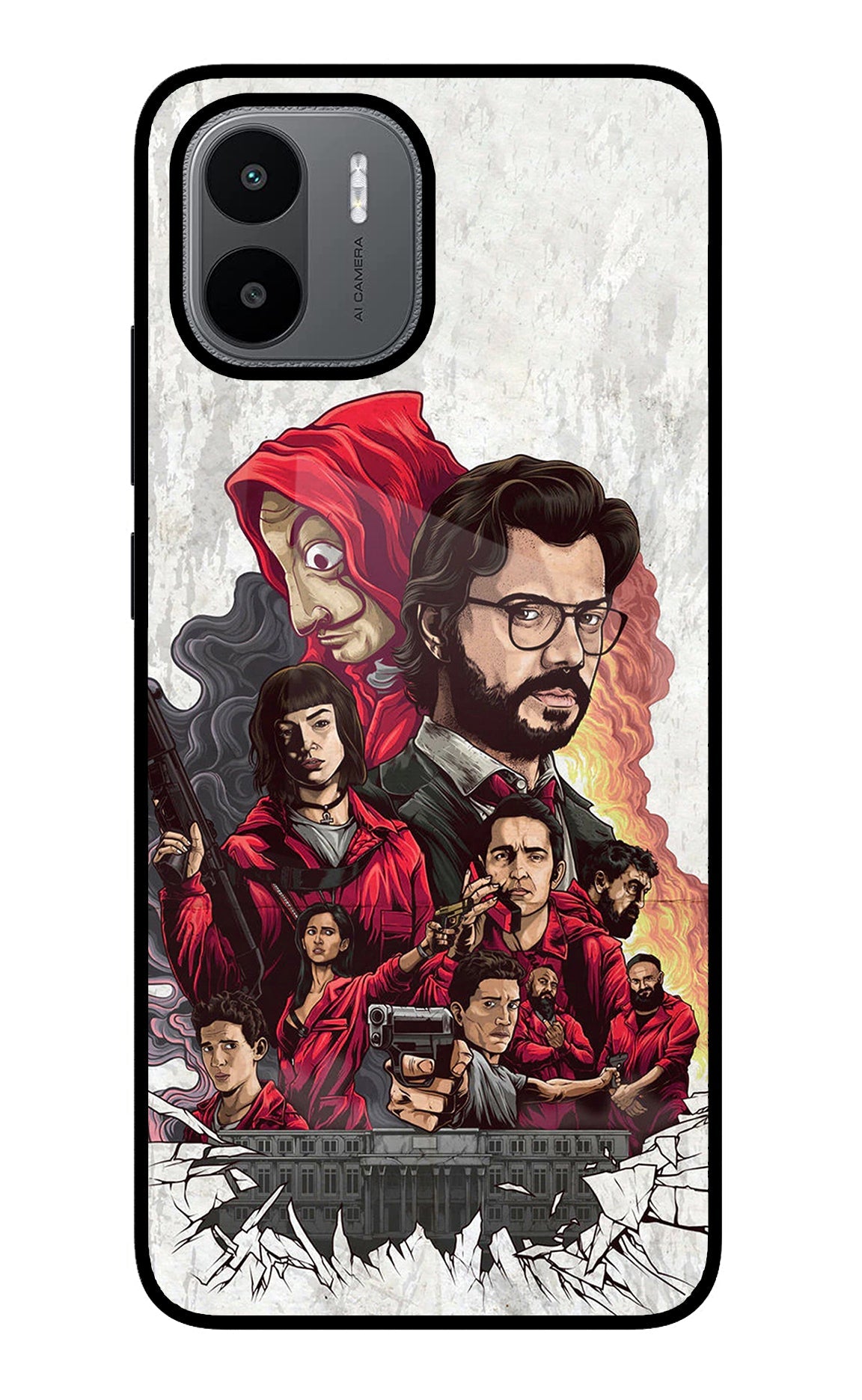 Money Heist Artwork Redmi A1/A2 Back Cover