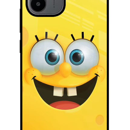 Sponge 1 Redmi A1/A2 Glass Case Back Cover by Casekaro
