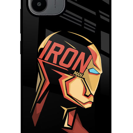 IronMan Redmi A1/A2 Glass Case Back Cover by Casekaro