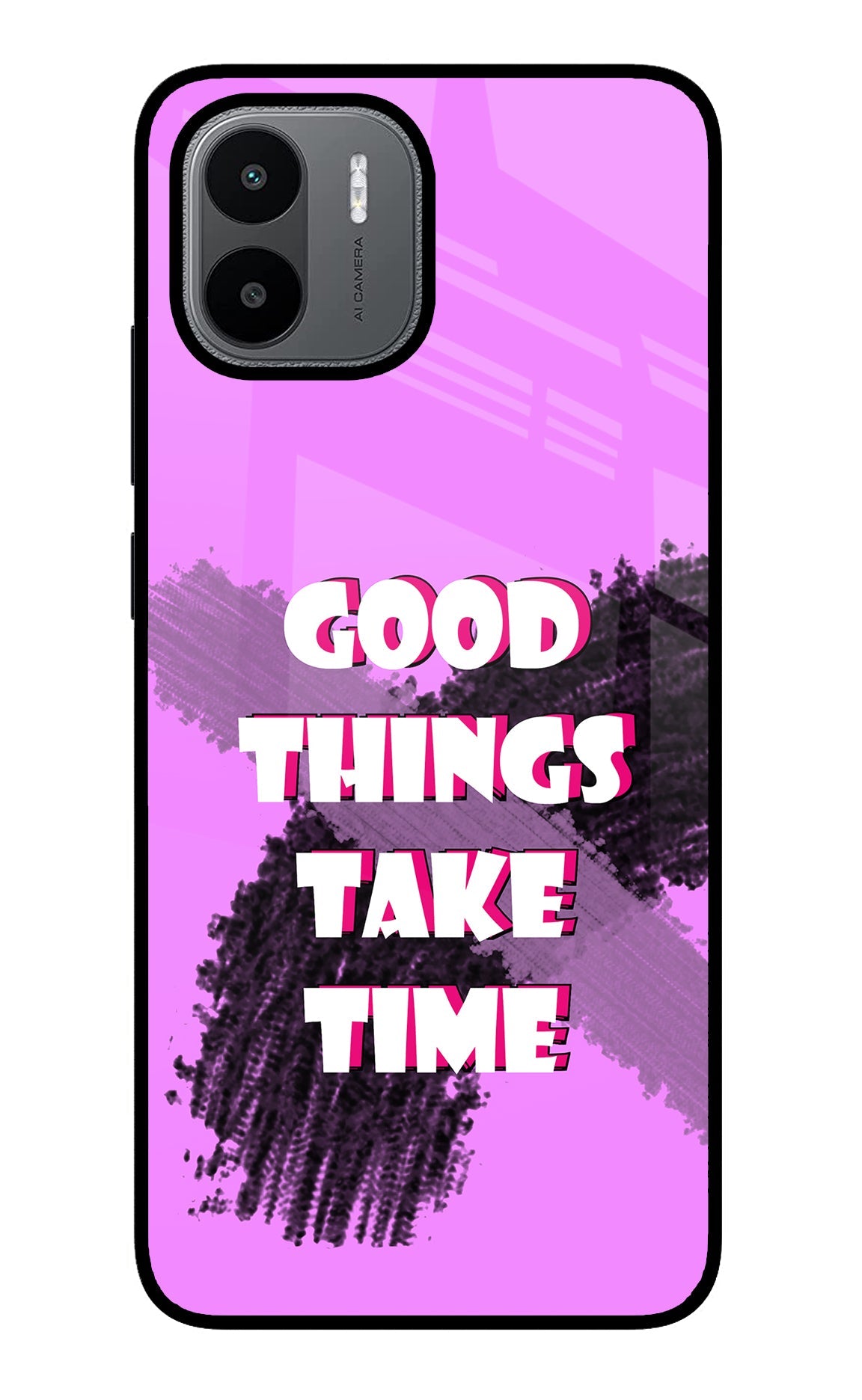 Good Things Take Time Redmi A1/A2 Back Cover