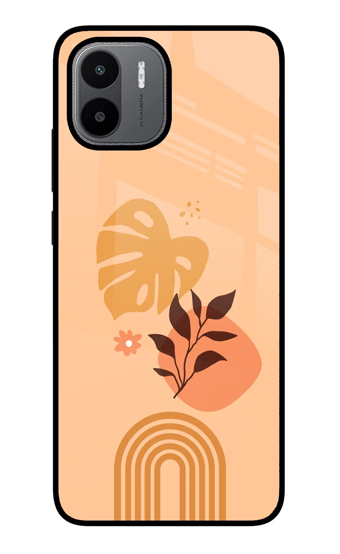 Bohemian Art Redmi A1/A2 Glass Case Back Cover by Casekaro