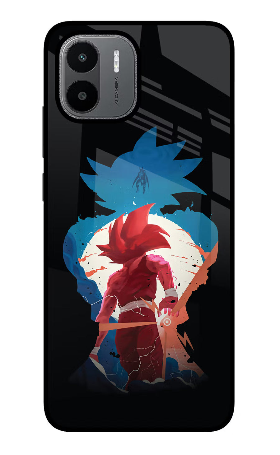 Goku Redmi A1/A2 Back Cover, Glass case