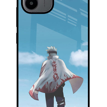 Kakashi Redmi A1/A2 Glass Case Back Cover by Casekaro