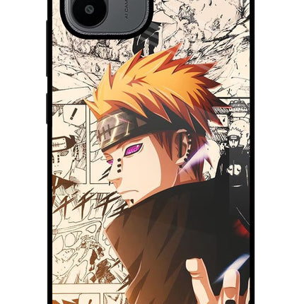 Pain Anime Redmi A1/A2 Glass Case Back Cover by Casekaro