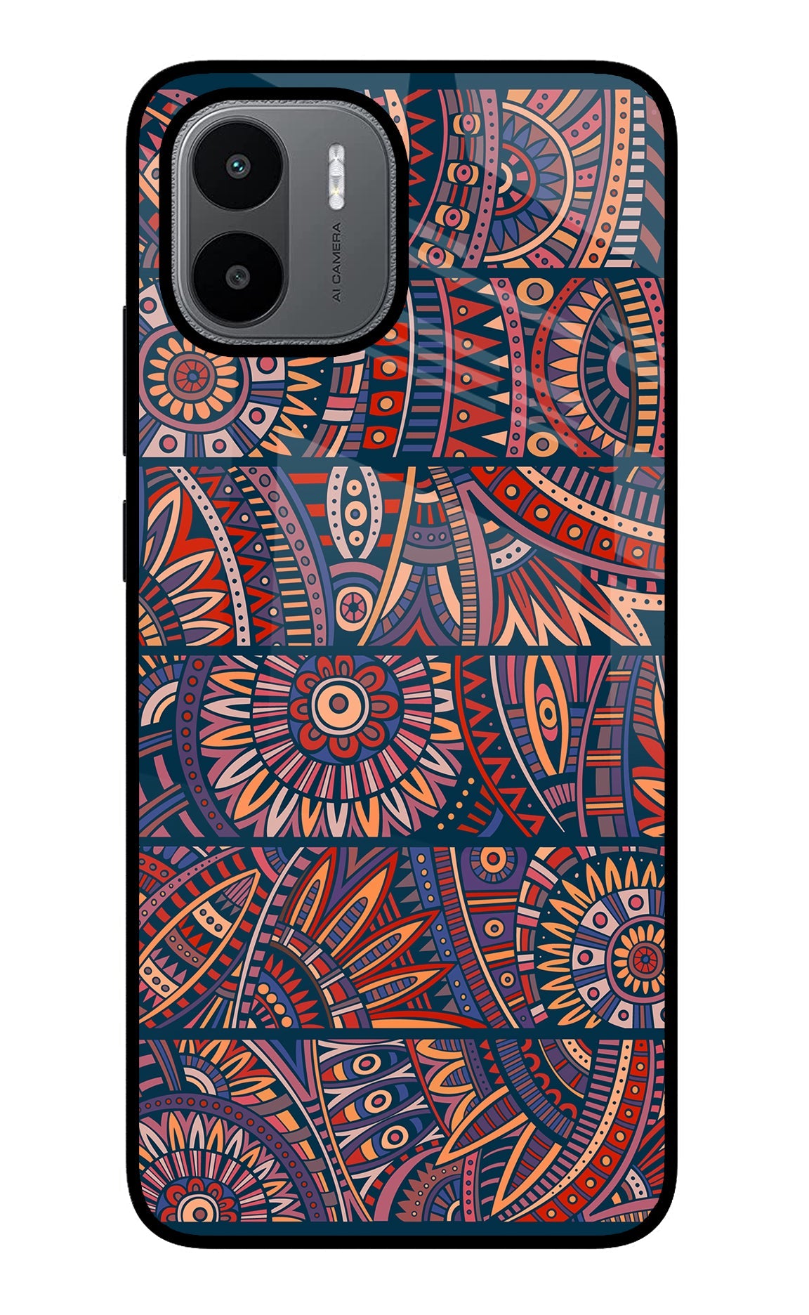 African Culture Design Redmi A1/A2 Glass Case