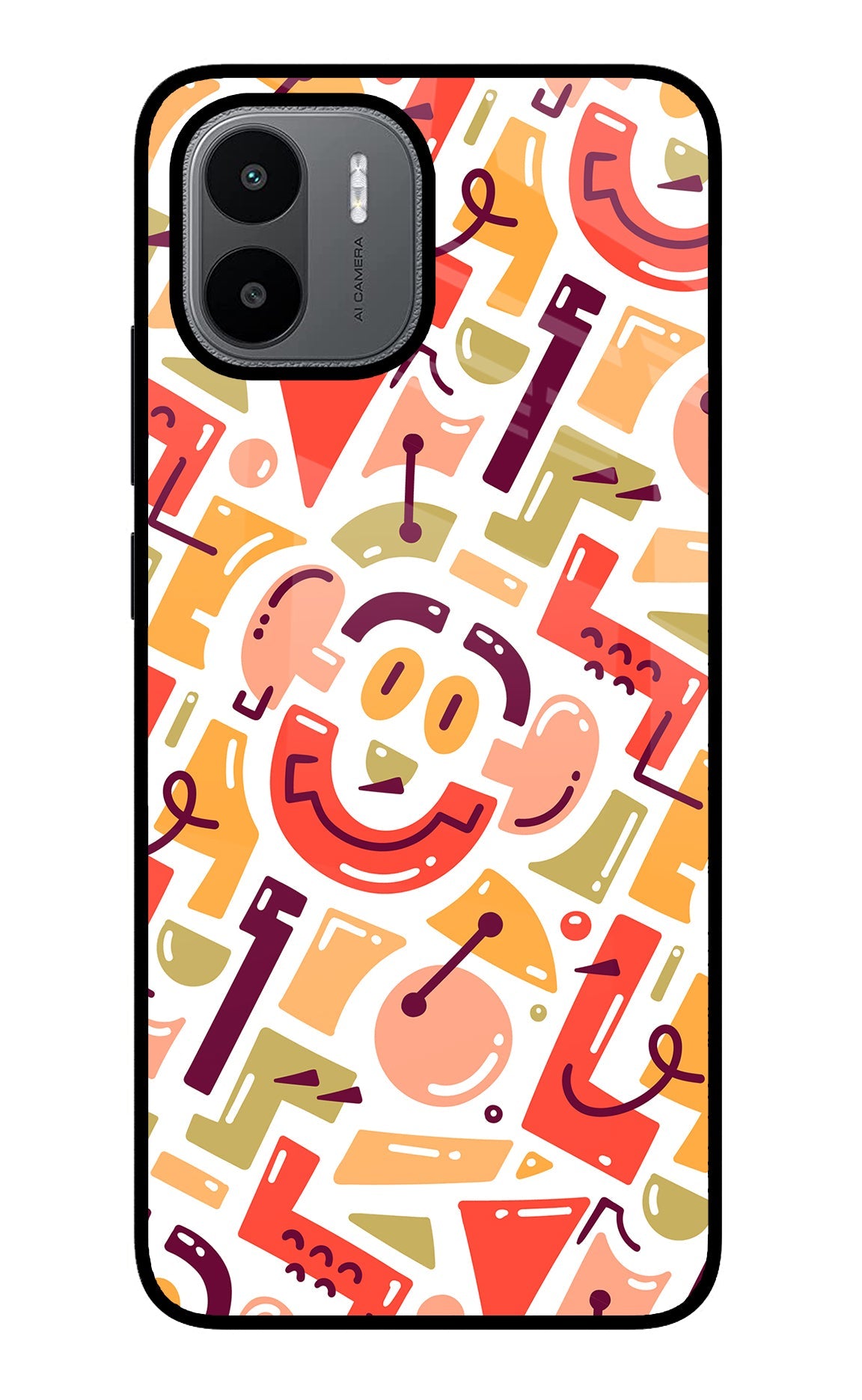 Doodle Pattern Redmi A1/A2 Back Cover