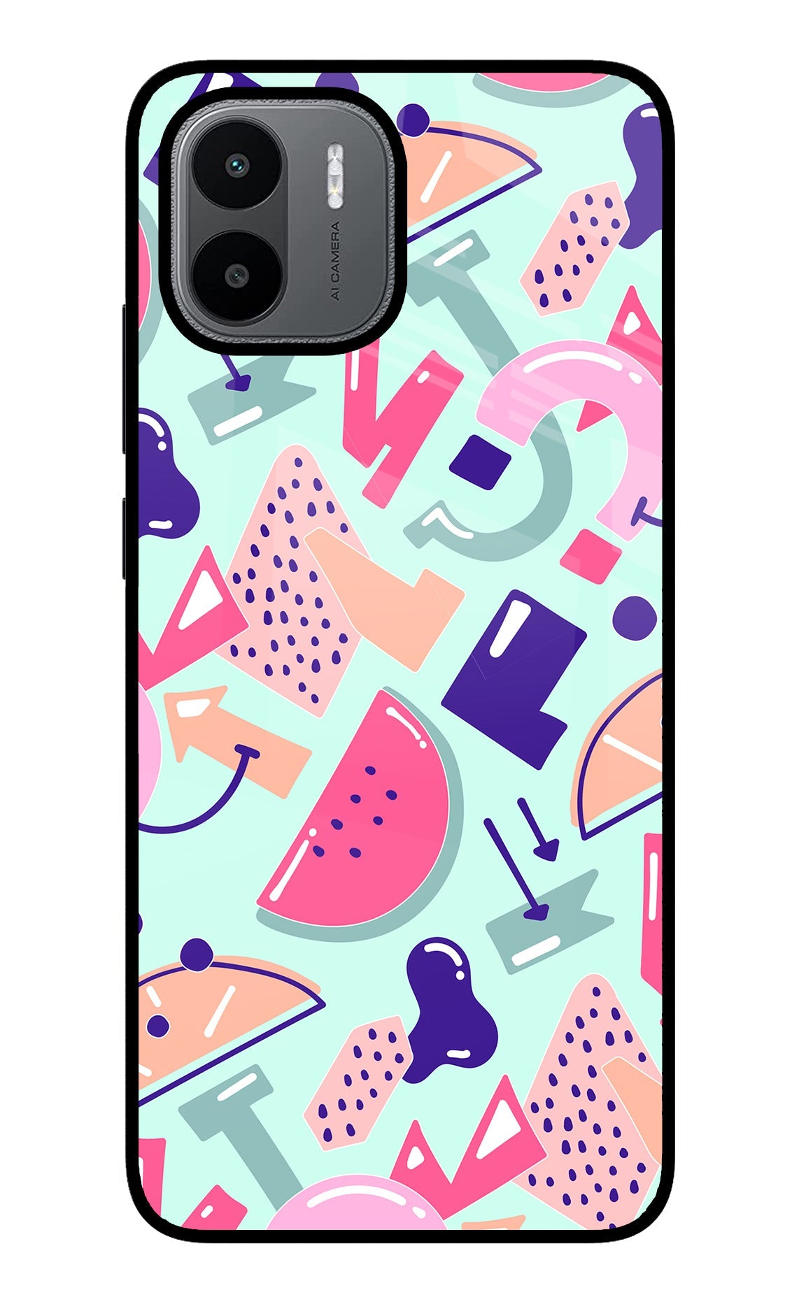 Doodle Pattern Redmi A1/A2 Back Cover