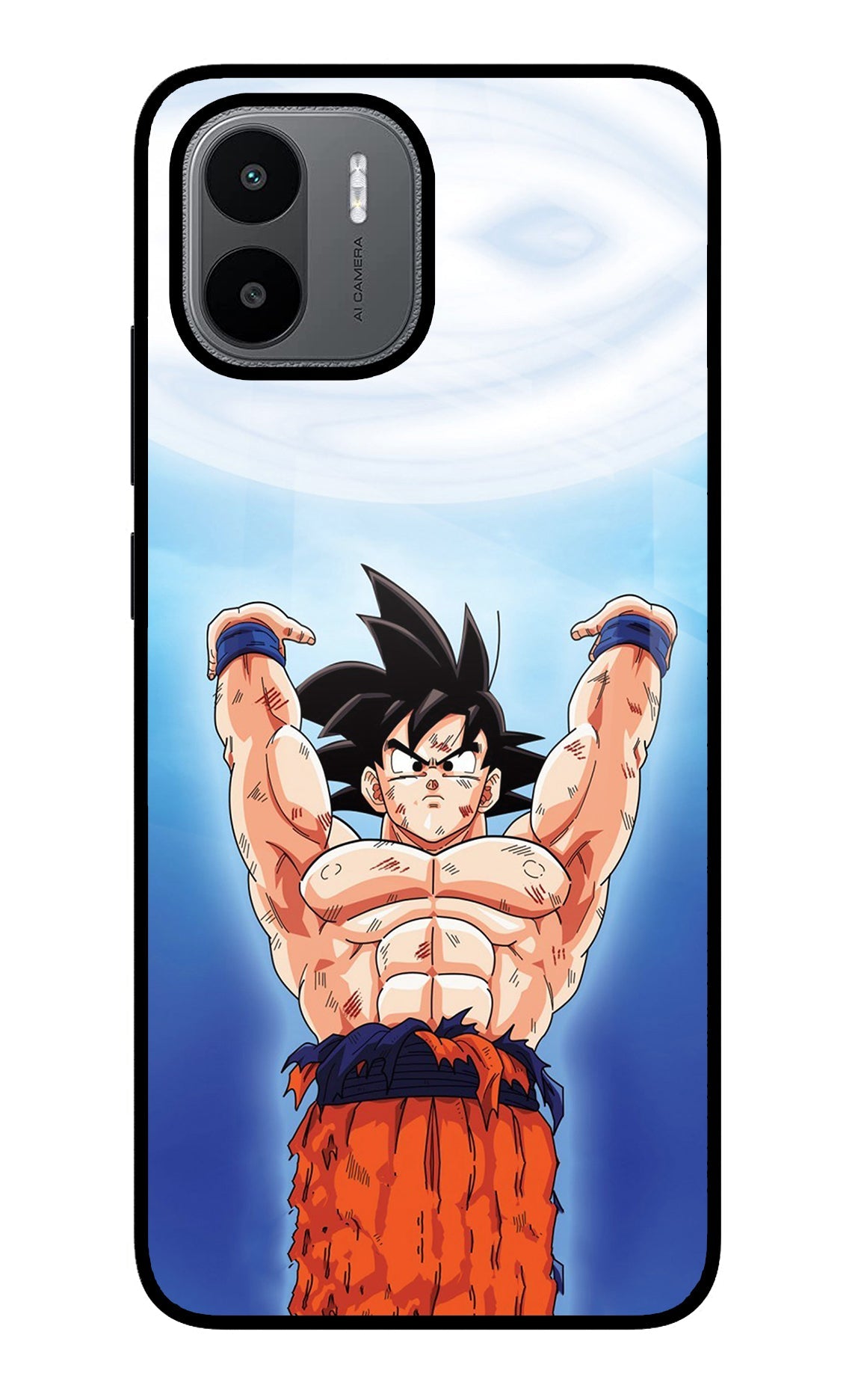 Goku Power Redmi A1/A2 Glass Case