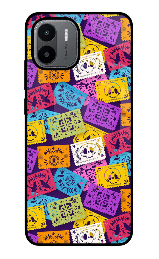 Mexican Pattern Redmi A1/A2 Glass Case