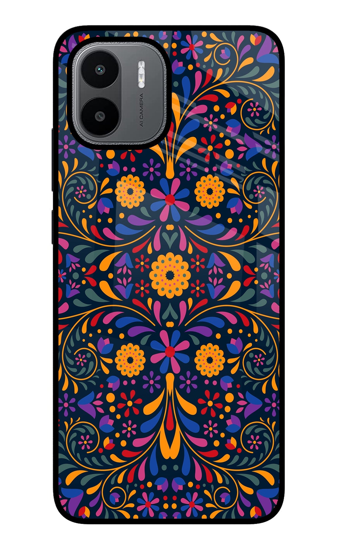 Mexican Art Redmi A1/A2 Glass Case