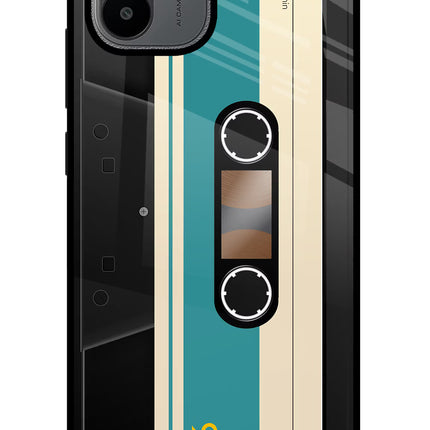 Cassette Redmi A1/A2 Glass Case Back Cover by Casekaro