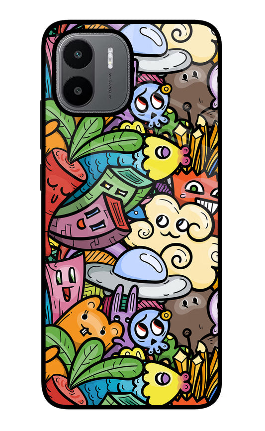Veggie Doodle Redmi A1/A2 Glass Case