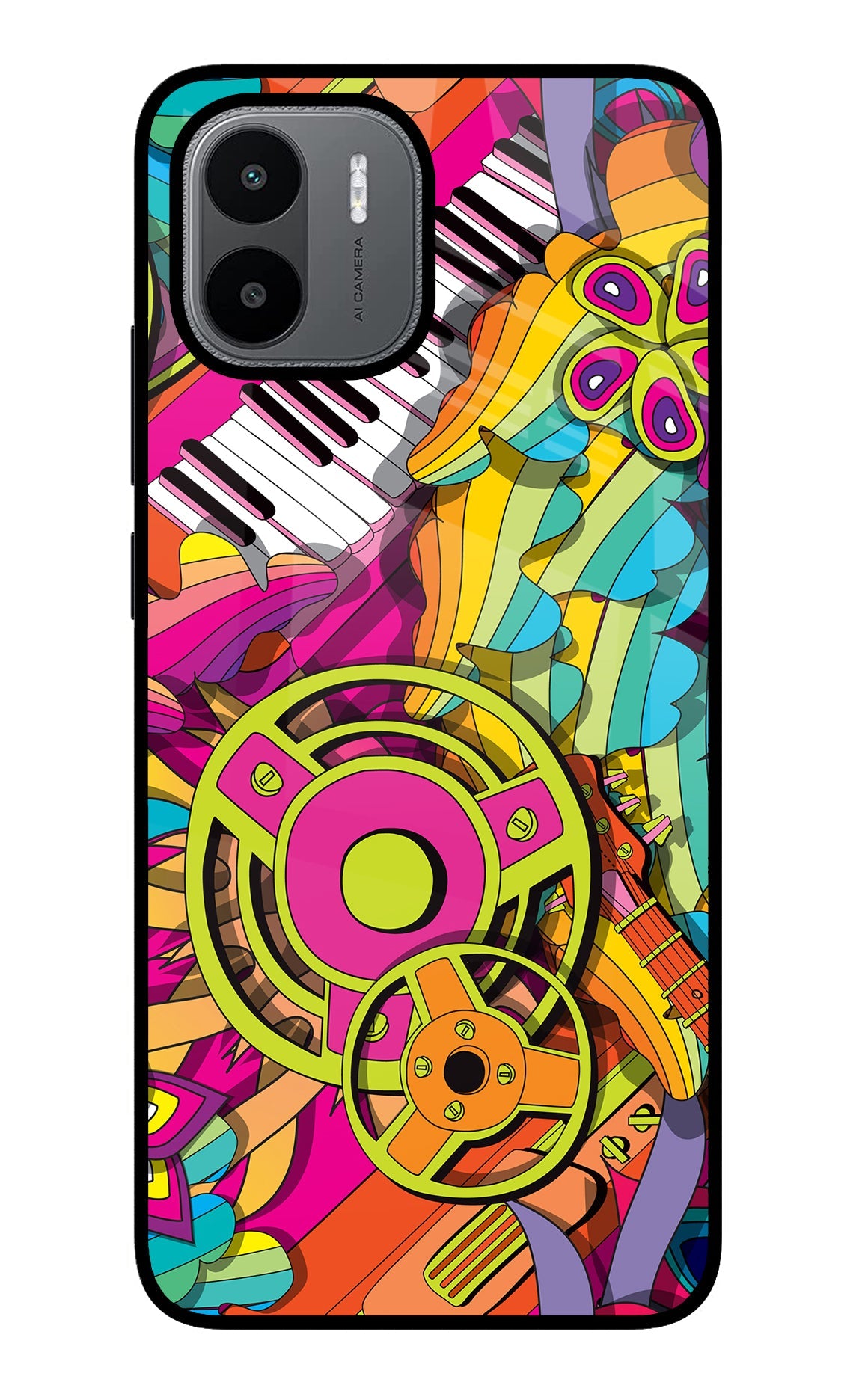 Music Doodle Redmi A1/A2 Glass Case