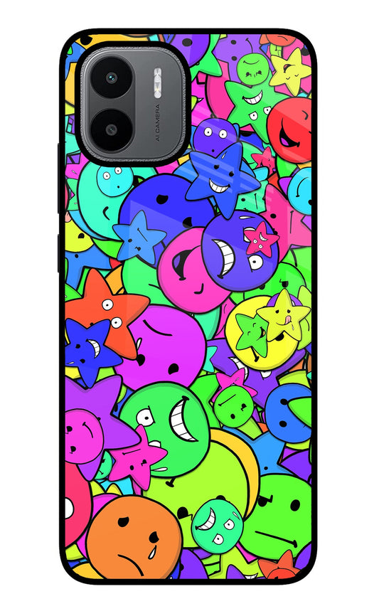 Fun Doodle Redmi A1/A2 Glass Case