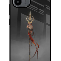 Shiv Trishul Redmi A1/A2 Glass Case