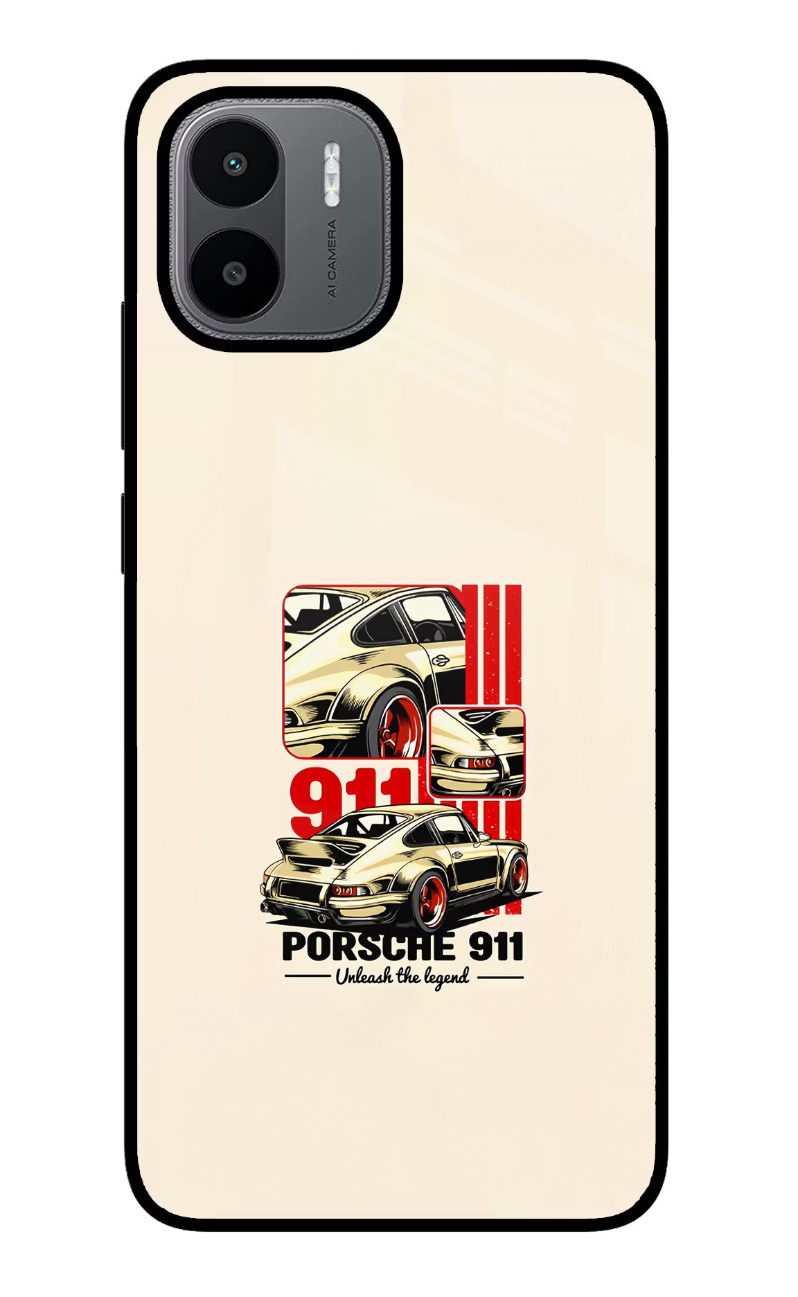 Classic Porsche 911 Redmi A1/A2 Glass Case