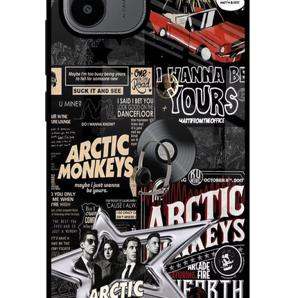 Arctic Monkeys Redmi A1/A2 Glass Case
