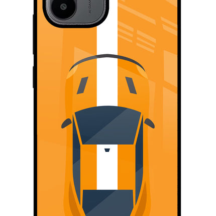 Highway Pursuit Redmi A1/A2 Glass Case Back Cover by Casekaro