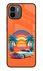 Palm Drive 80s Redmi A1/A2 Glass Case