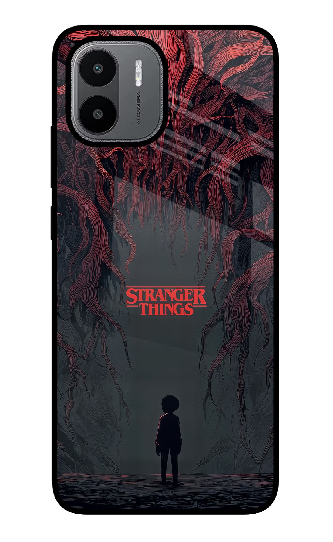 Ordinary Things Dark Side Redmi A1/A2 Glass Case Back Cover by Casekaro