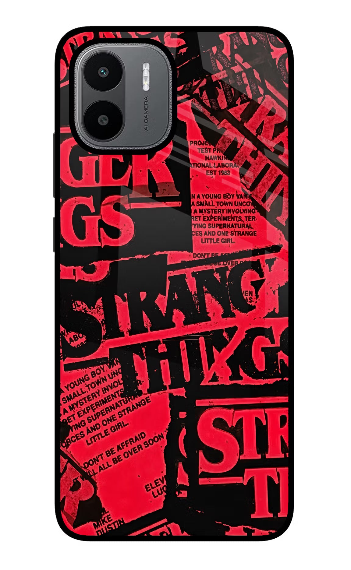 Ordinary Things Redmi A1/A2 Glass Case Back Cover by Casekaro