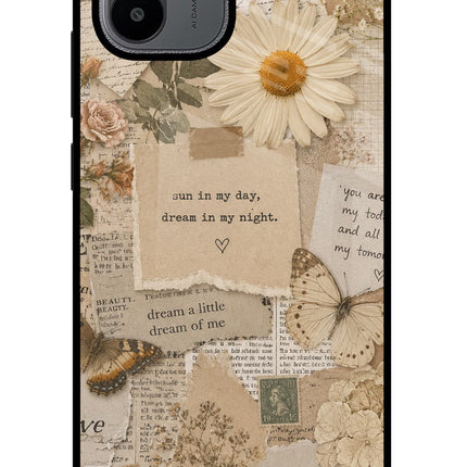 Vintage case Redmi A1/A2 Glass Case