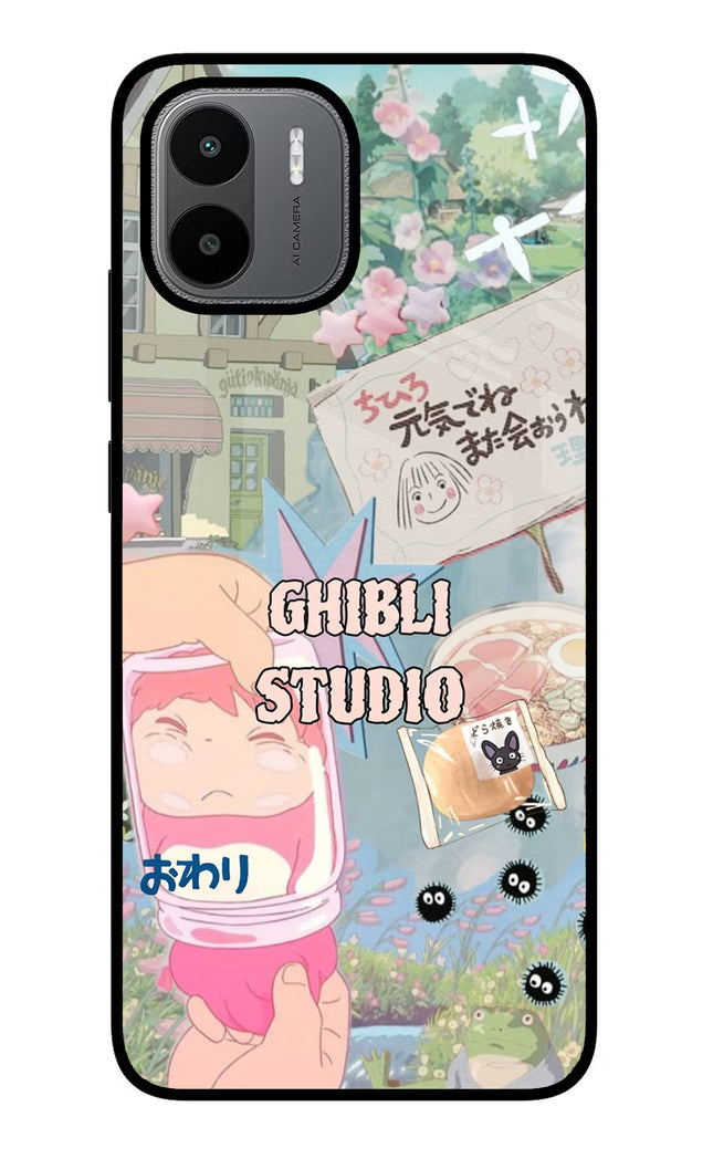 Studio Ghibli Redmi A1/A2 Glass Case