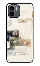 Soft Aesthetic Redmi A1/A2 Glass Case