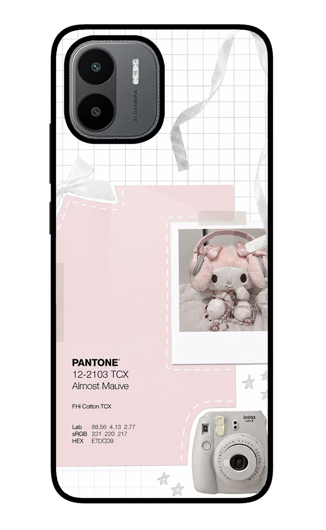 Pantone Asthetic Redmi A1/A2 Glass Case