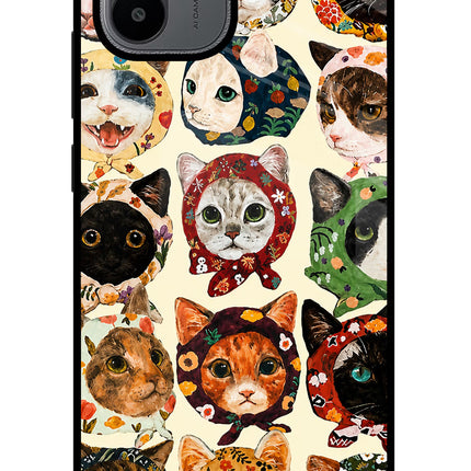 Cool Cat Redmi A1/A2 Glass Case
