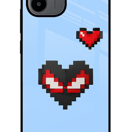 Peter Heart Redmi A1/A2 Glass Case