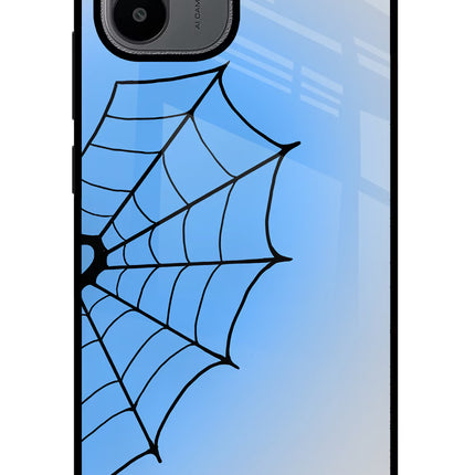 Blue Web Redmi A1/A2 Glass Case