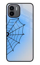 Blue Web Redmi A1/A2 Glass Case