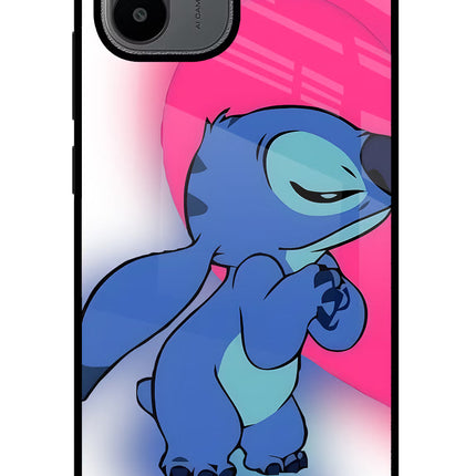 Stitch Hug Redmi A1/A2 Glass Case