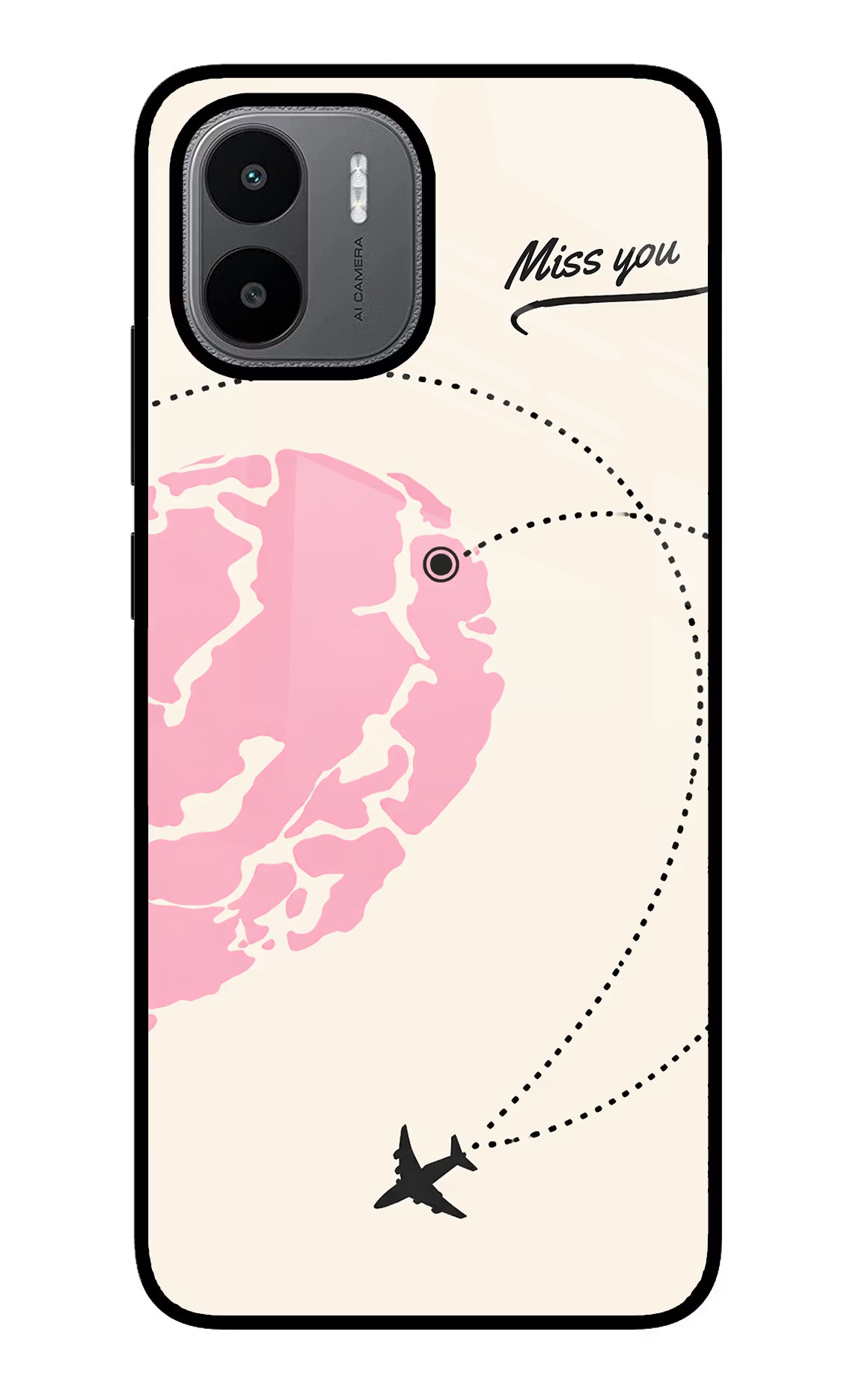 Miss Orbit Redmi A1/A2 Glass Case