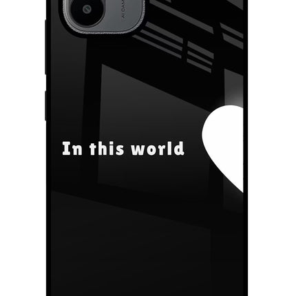 This World Redmi A1/A2 Glass Case