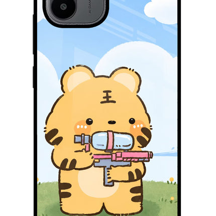 Tiger Treat Redmi A1/A2 Glass Case