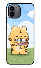 Tiger Treat Redmi A1/A2 Glass Case