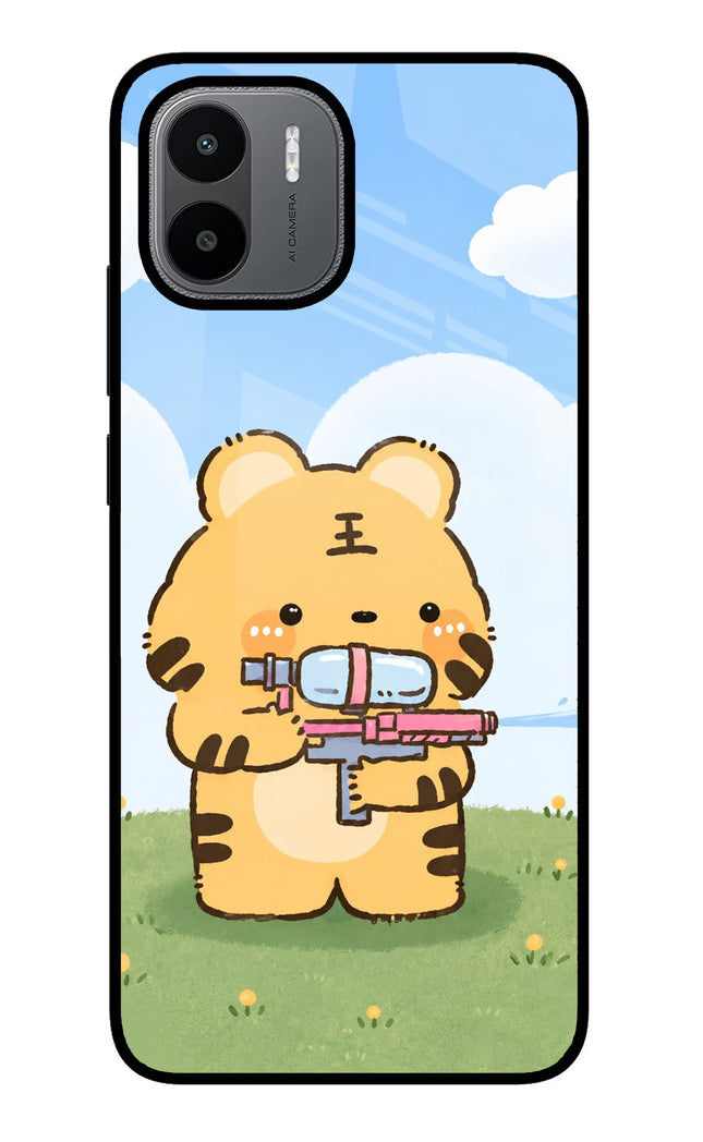 Tiger Treat Redmi A1/A2 Glass Case
