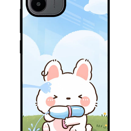 Bunny Treat Redmi A1/A2 Glass Case